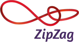 Logo-light ZipZag Rides logo