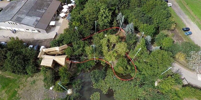 ZipZag Ride zipline coaster