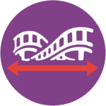 track-length-specification-icon Ride specification icon for track length